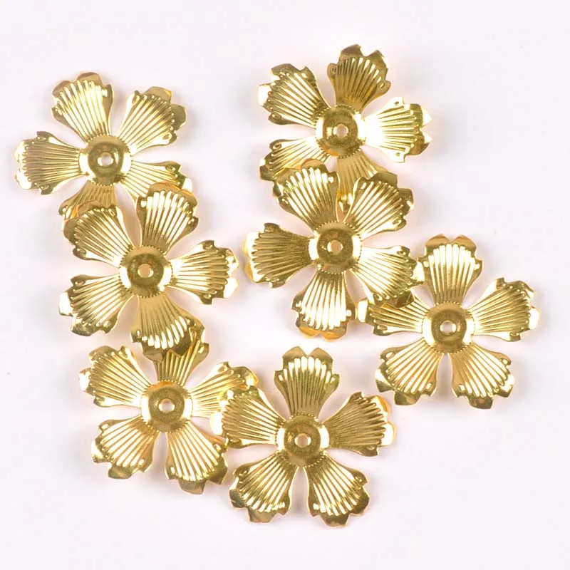 retro 3 Colors Flowers Wraps Filigree Connectors Embellishments For Scrapbooking Home Decor Handicraft Metal Crafts yk0762-1