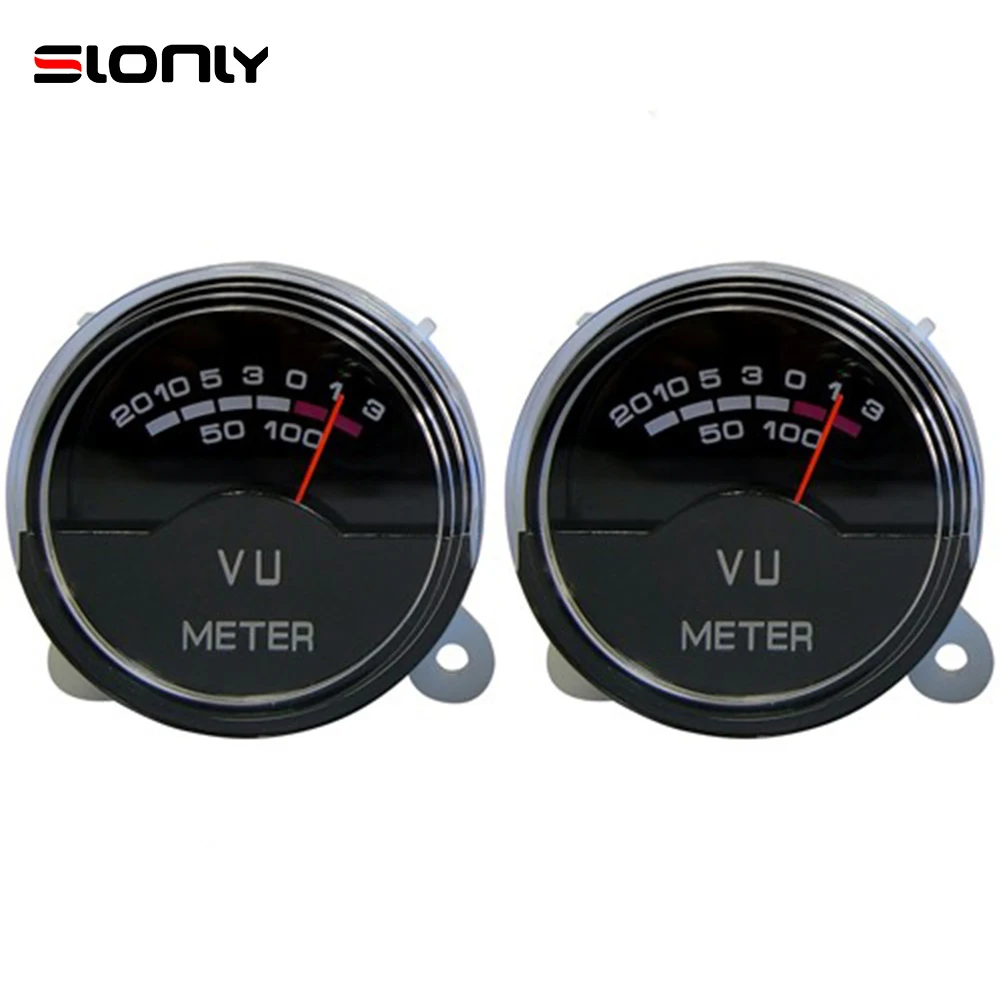 

2pcs P-40SA High-precision VU Meter Head Audio DB Level Meter Power Amplifier DAC Power Sound Pressure Meter with Backlight