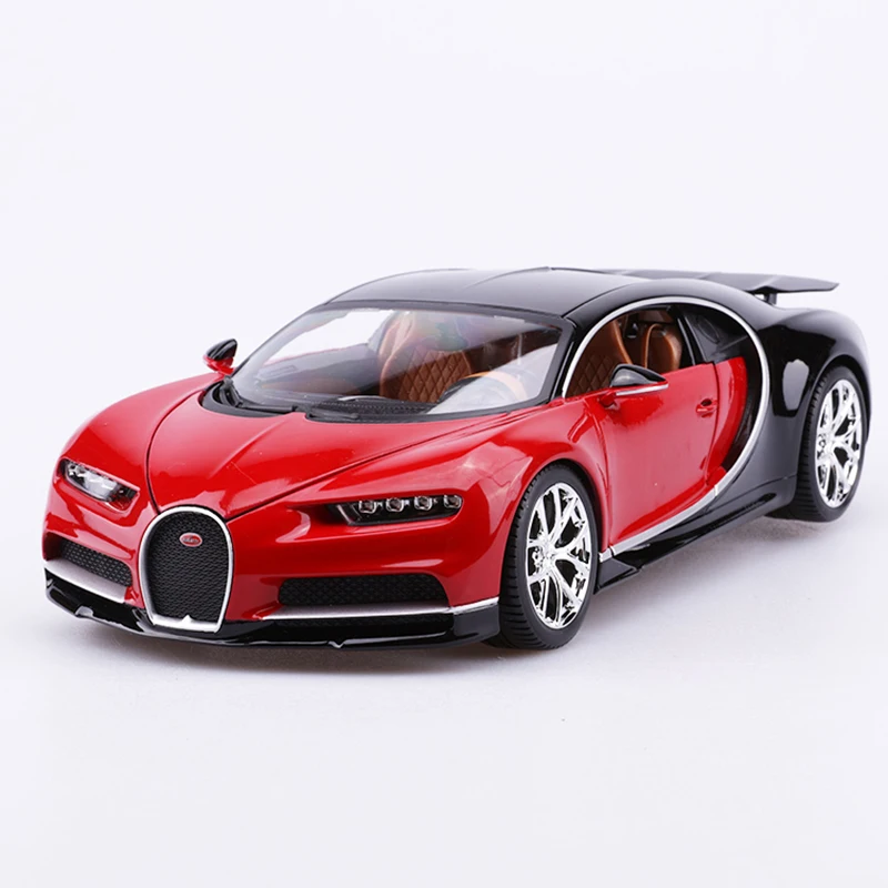 Bburago 1:18 Bugatti Divo Chiron Sports Car Static Simulation Die Cast Vehicles Collectible Model Car Toys