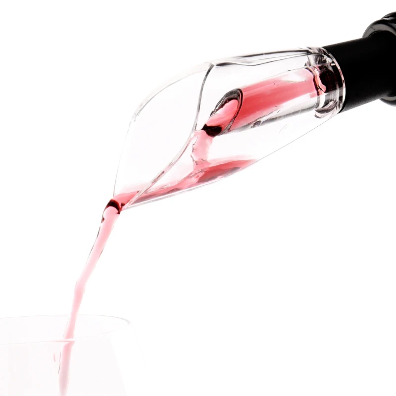 DEOUNY 1PCS Wine Pourer Mini Portable Keep Freash Alcohol Liquid Bottle Dispenser Premium Oil Champagne Wine Aerator Bar Tools