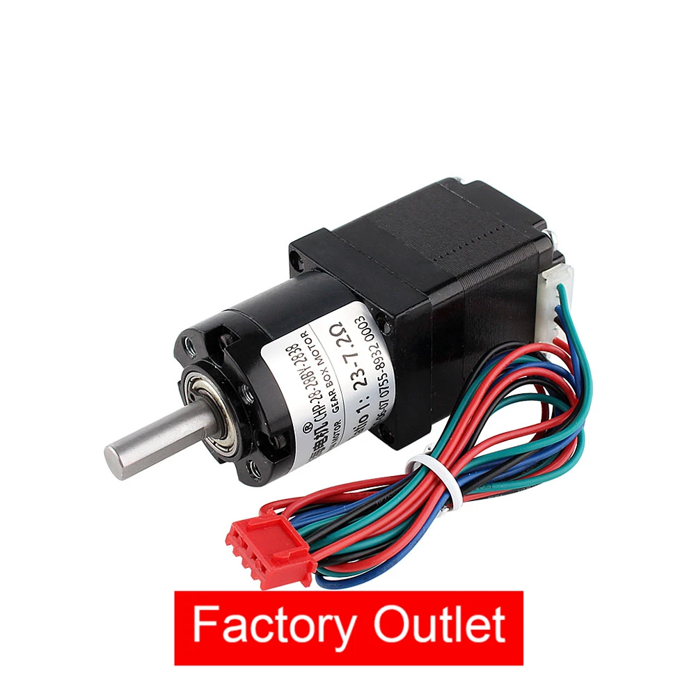 CHP-28GP-28BY-2838 25:1 High Precision Stepping Motor With Planetary Reducer length 28mm Nema 11 Geared Stepper Motor For DIY