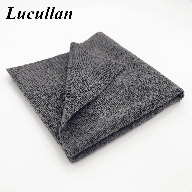 Lucullan Quality Basic Towel 40X40CM Edgeless Scratch Free 300GSM Microfiber Cloth For Coating, Waxing, Detailing and Wiping