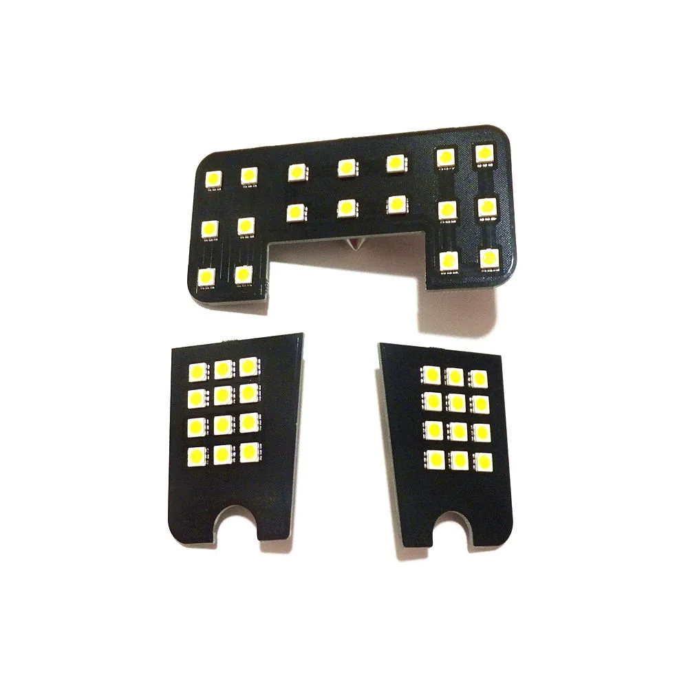 July King LED Car Interior Reading Lights Case for Hyundai IX25 Creta Avante and Mistra, 6000K 5050SMD, 3 pcs/set