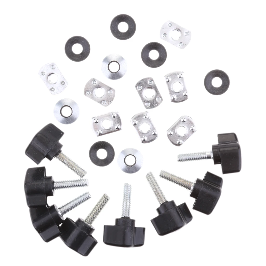 8 Set Quick Remove Hard Top Fasteners Nuts Bolts for Jeep Wrangler YJ TJ JK