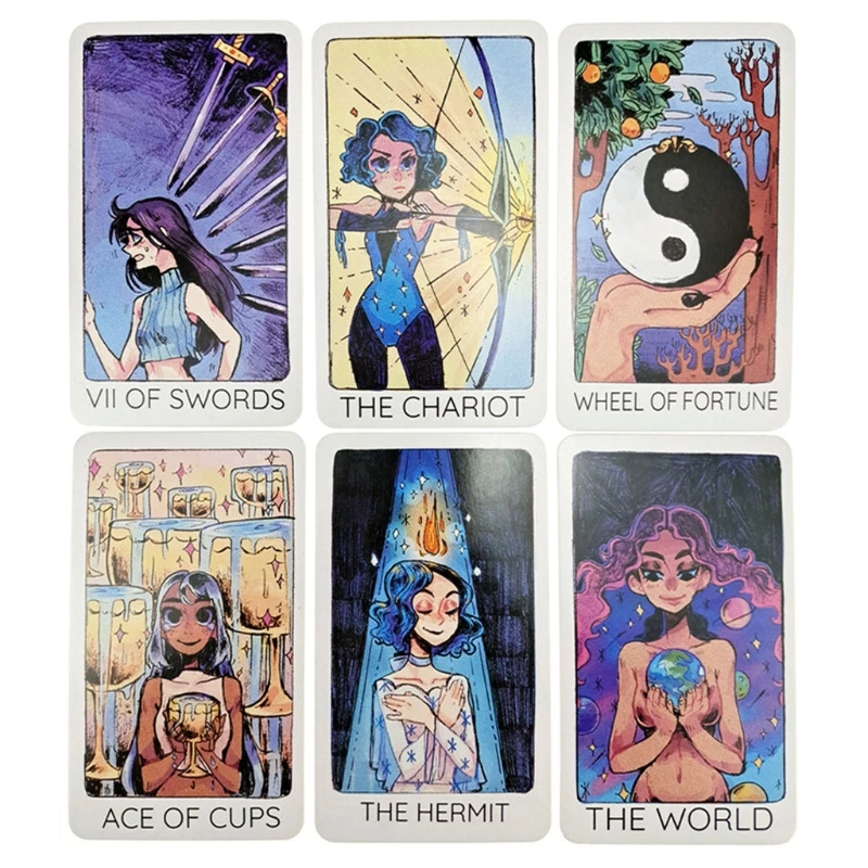 Baralho tarot olho terceiro britts, baralho 78 cartas inglês, oráculo da festa amigos