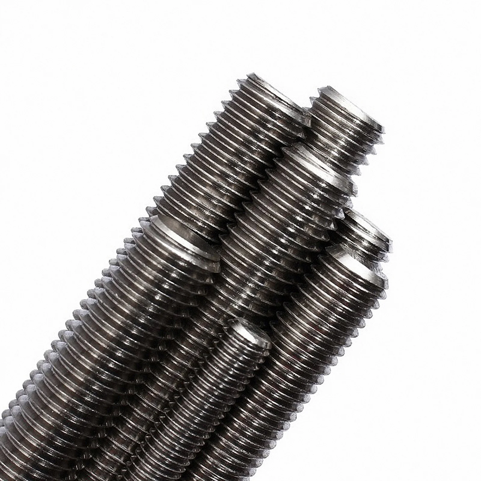 BSW 3/8-16 Threaded Rod Full-Thread Bar 304 Stainless Steel Fasteners Length 50mm - 300mm