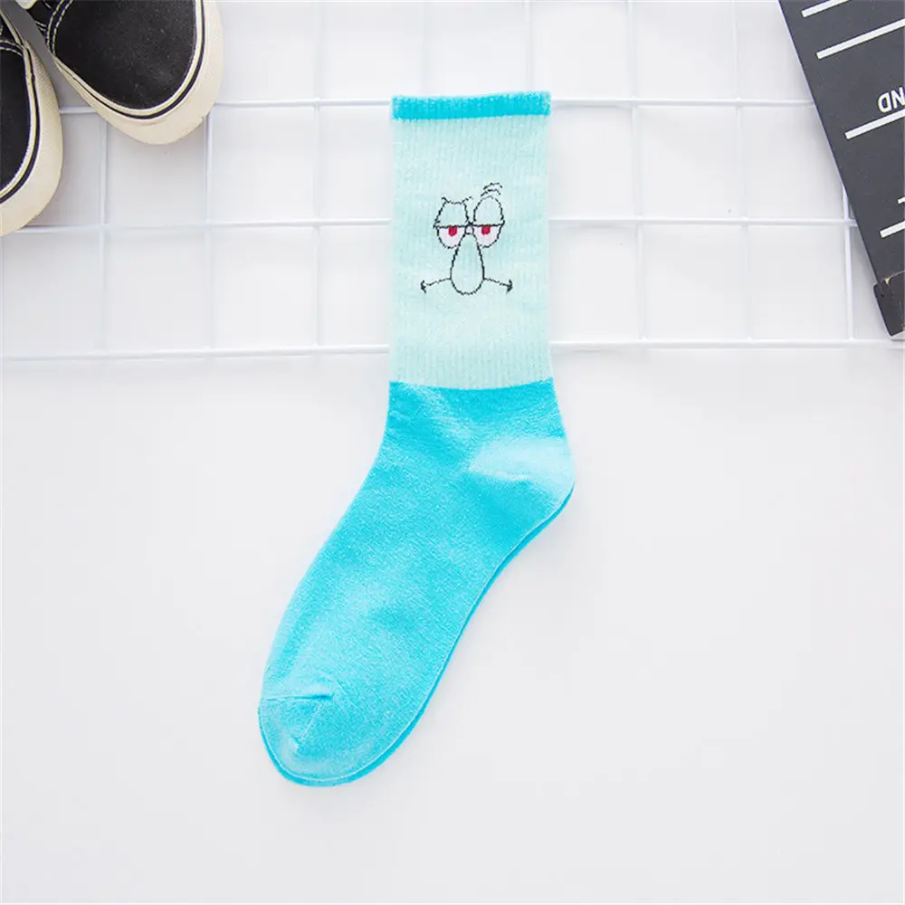 Cartoon Socks match for sports kyrie 5 shoes Cotton Fashion Socks Harajuku Hip Hop Funny Cartoon New year Christmas Gifts