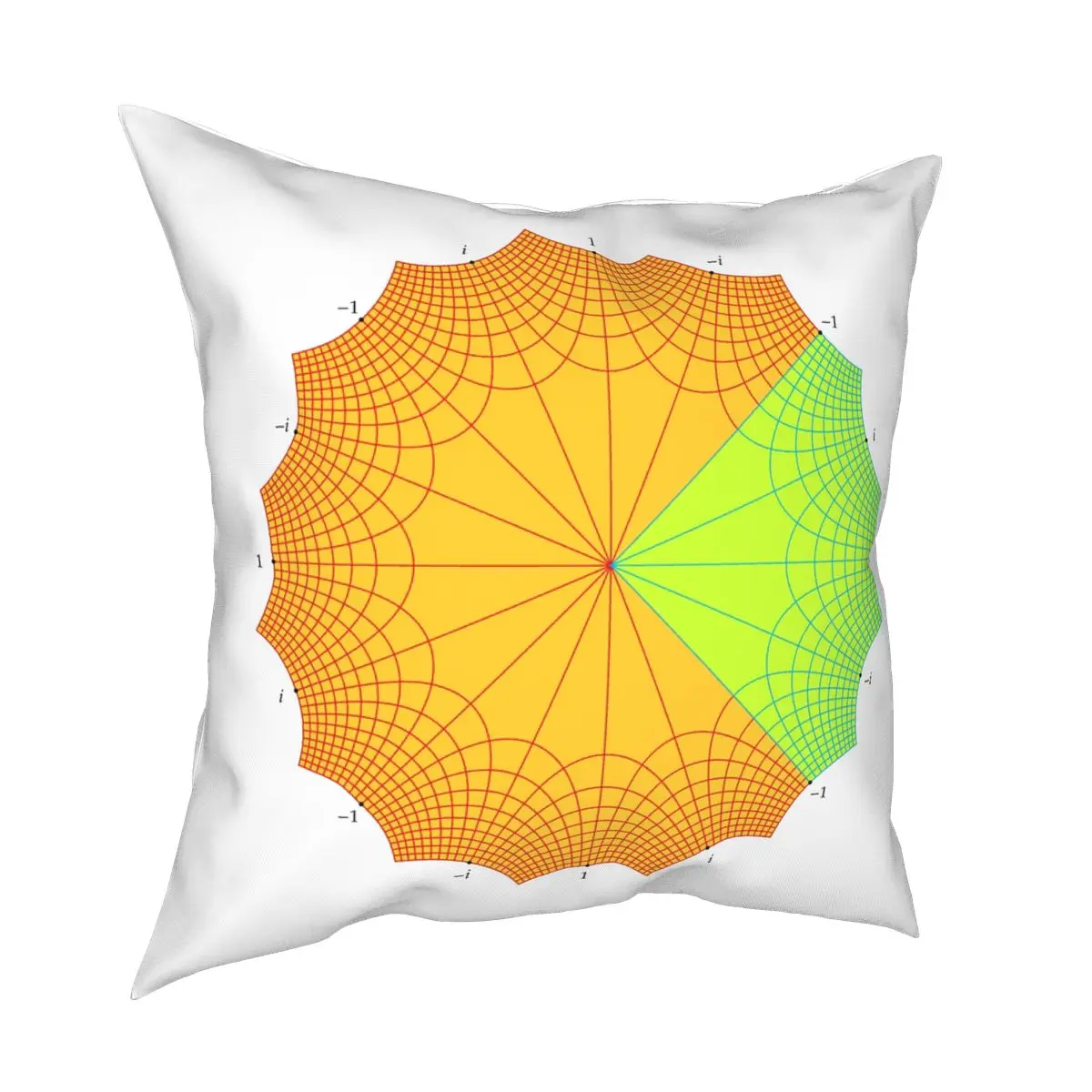 Complex Fourth Root Square Pillowcase Polyester Printed Decor Pillow Case for Sofa Cushion Case