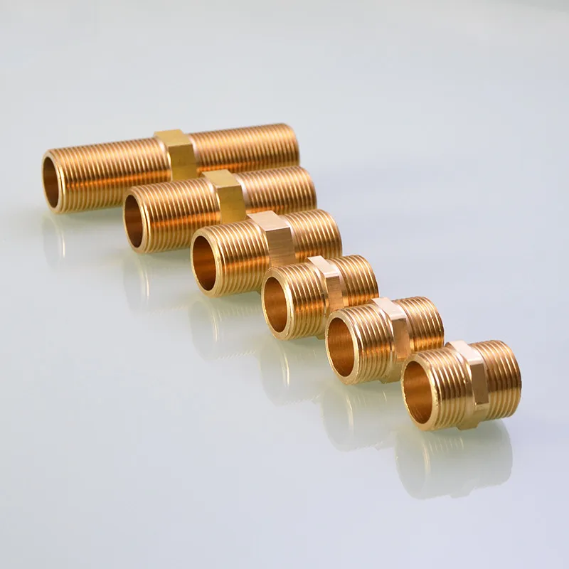 Copper Equal Diameter Double Outer External Thread  1/2\