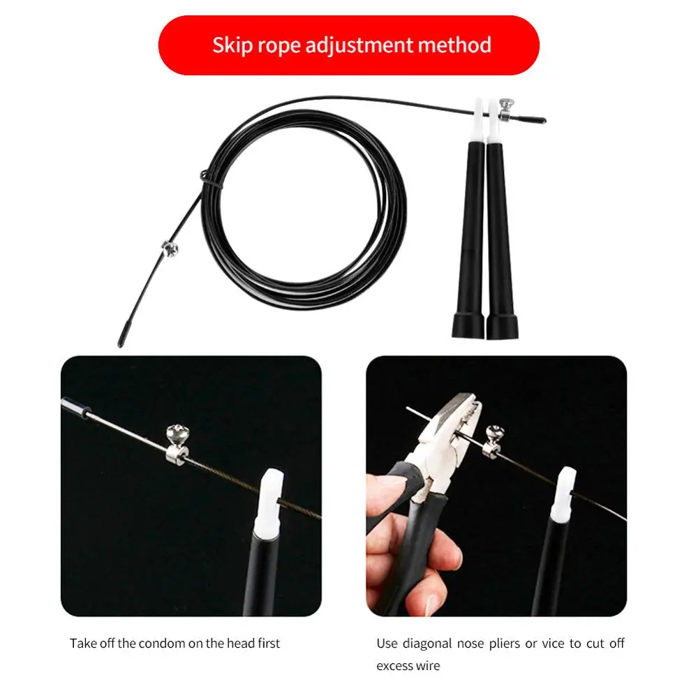 Crossfit Speed Jumping Rope Steel Wire Durable Fast Jump Rope Cable Sport Children\'s Exercise Workout Equipments Home Gym