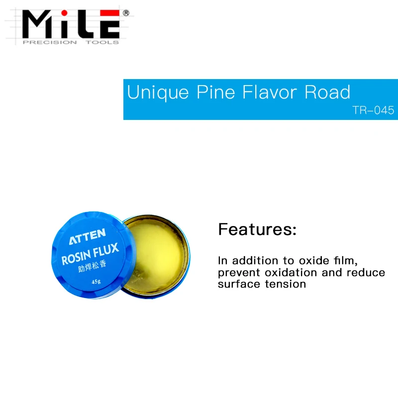 ATTEN 45g Box Rosin Flux For Electric Soldering Iron Soft Solder Welding Fluxes Scaling Powder