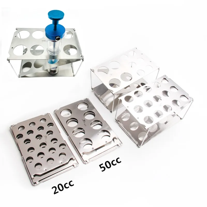 Foldable Autoclavable Syringe Racks Display Racks 10CC 20cc and 50cc