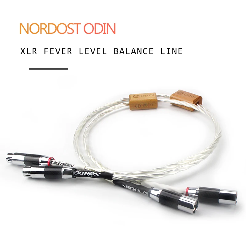 Nordost Odin Reference Audio Cable With Carbon Fiber XLR Plug Balanced Female To Male HIFI Cable