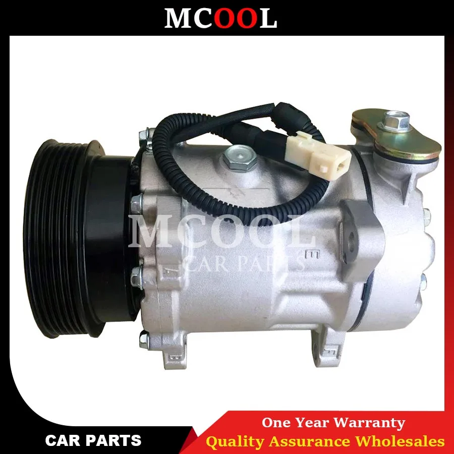 New A/C Compressor For Citroen C5 C8 3.0 2.0i For Peugeot 406 607 1.8 Compressor AC 6453AX 6453GP 6453Z4 9630014080 7700861150B