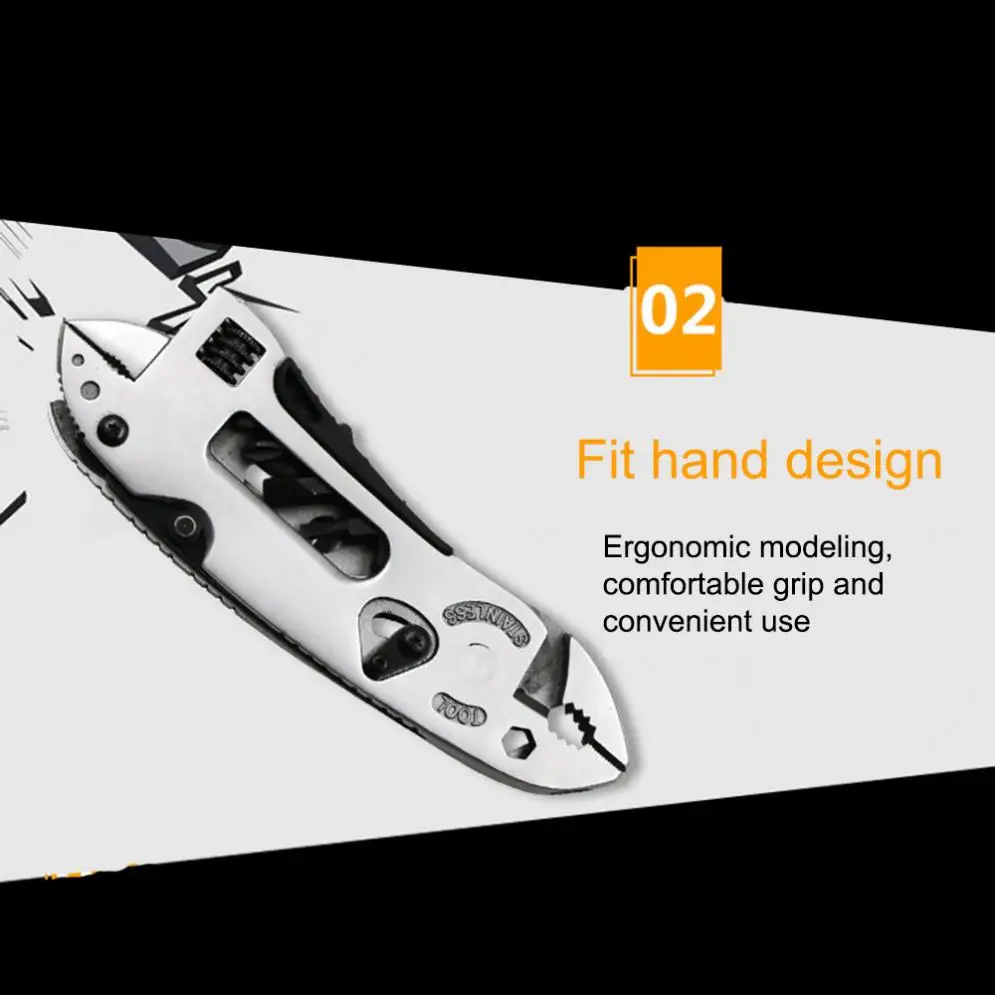 Multitool Tangen Pocket Rvs Multifunctionele Multi Tool Tang Schroevendraaier Mini Vouwen Outdoor Camping Gereedschap