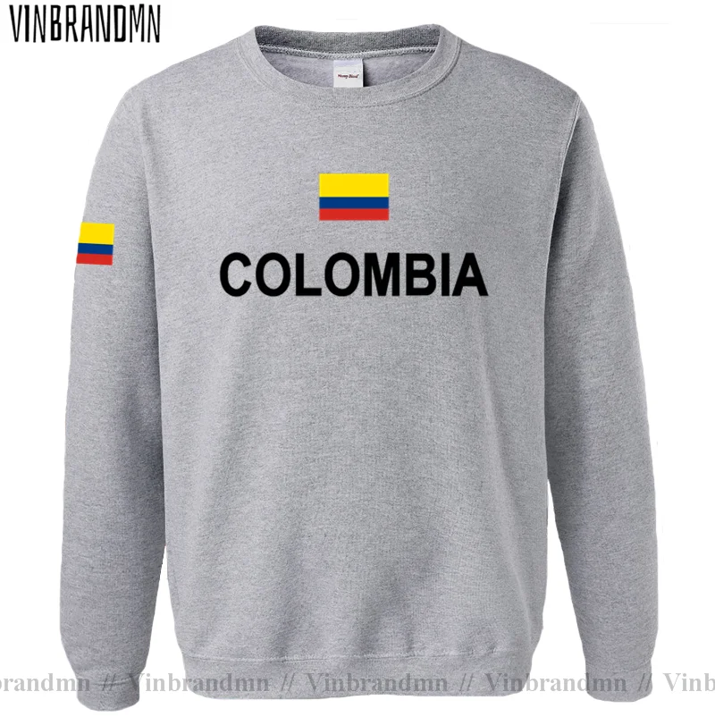 Colombia Colombian COL CO mens hoodie pullovers hoodies men sweatshirt new streetwear clothing Sportswear tracksuit nation flag