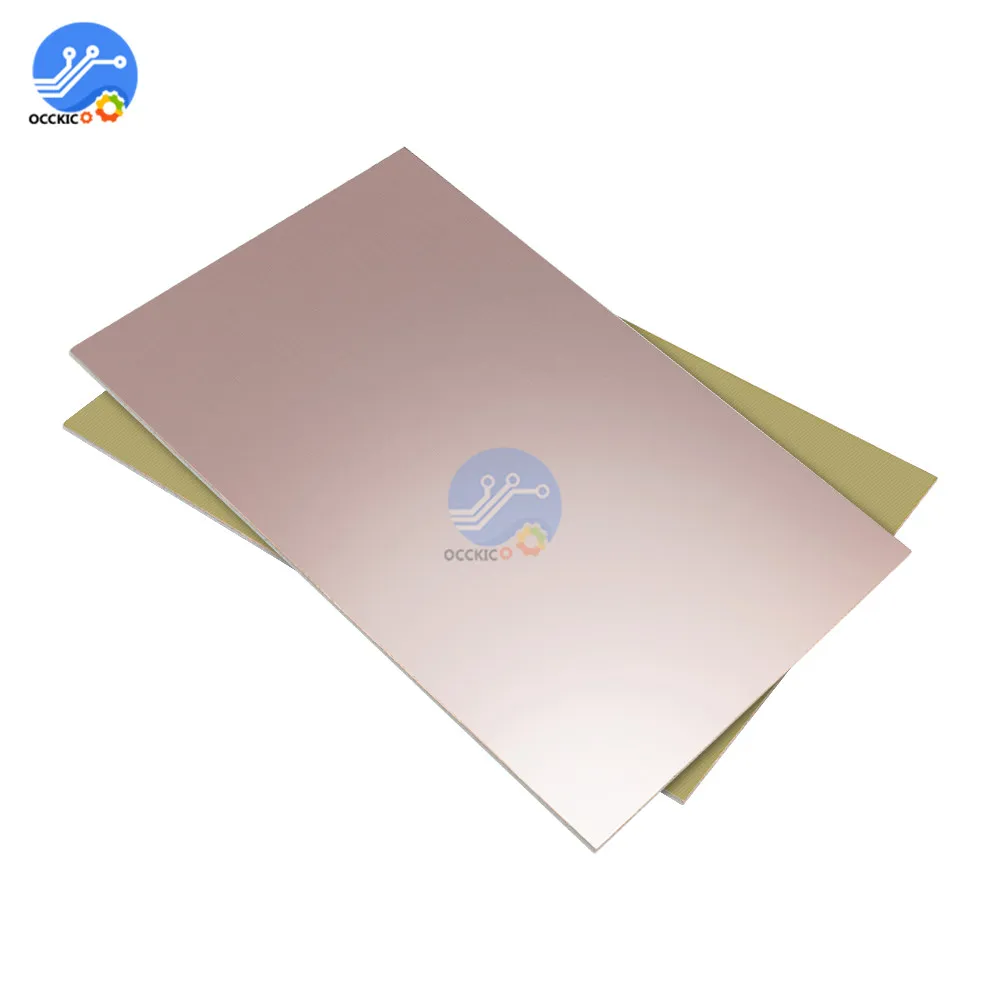 FR4 PCB 10x15cm 10*15 piastra rivestita in rame su un lato Kit PCB prototipo fai da te circuito laminato 1.2MM per fai da te 10x15CM