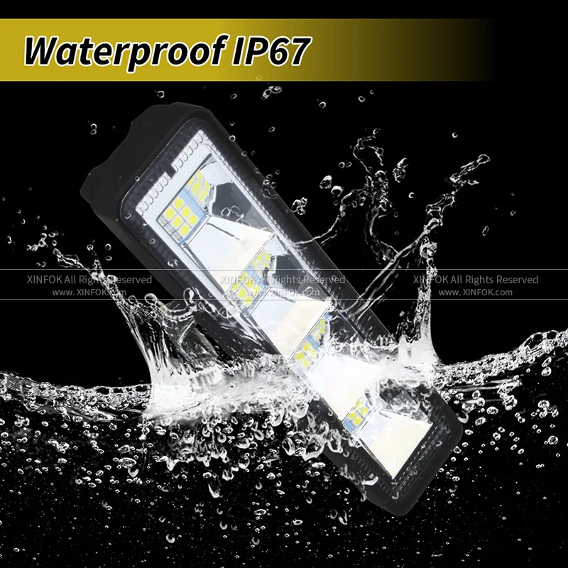 Car Work Light LED Spot Flood Beam 3030 SMD DC 12V 24 Volts  72 Watts Emergency Spotlight for Truck for Focos 4x4 4WD SUV