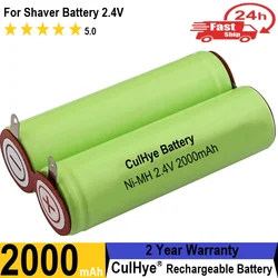 Golarka akumulatorowa CulHye AA 2.4V 2000mAh pasuje do większości modeli golarek Norelco, Remington i innych