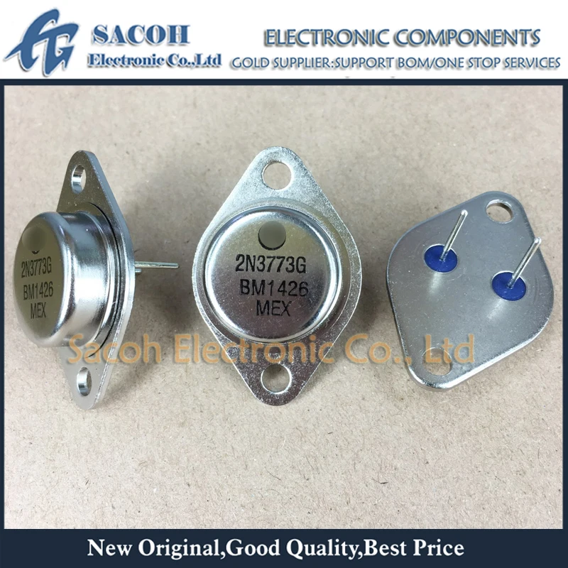 

5Pairs 2N3773G or 2N3773 + 2N6609G or 2N6609 TO-3 16A 140V 150W Power transistor