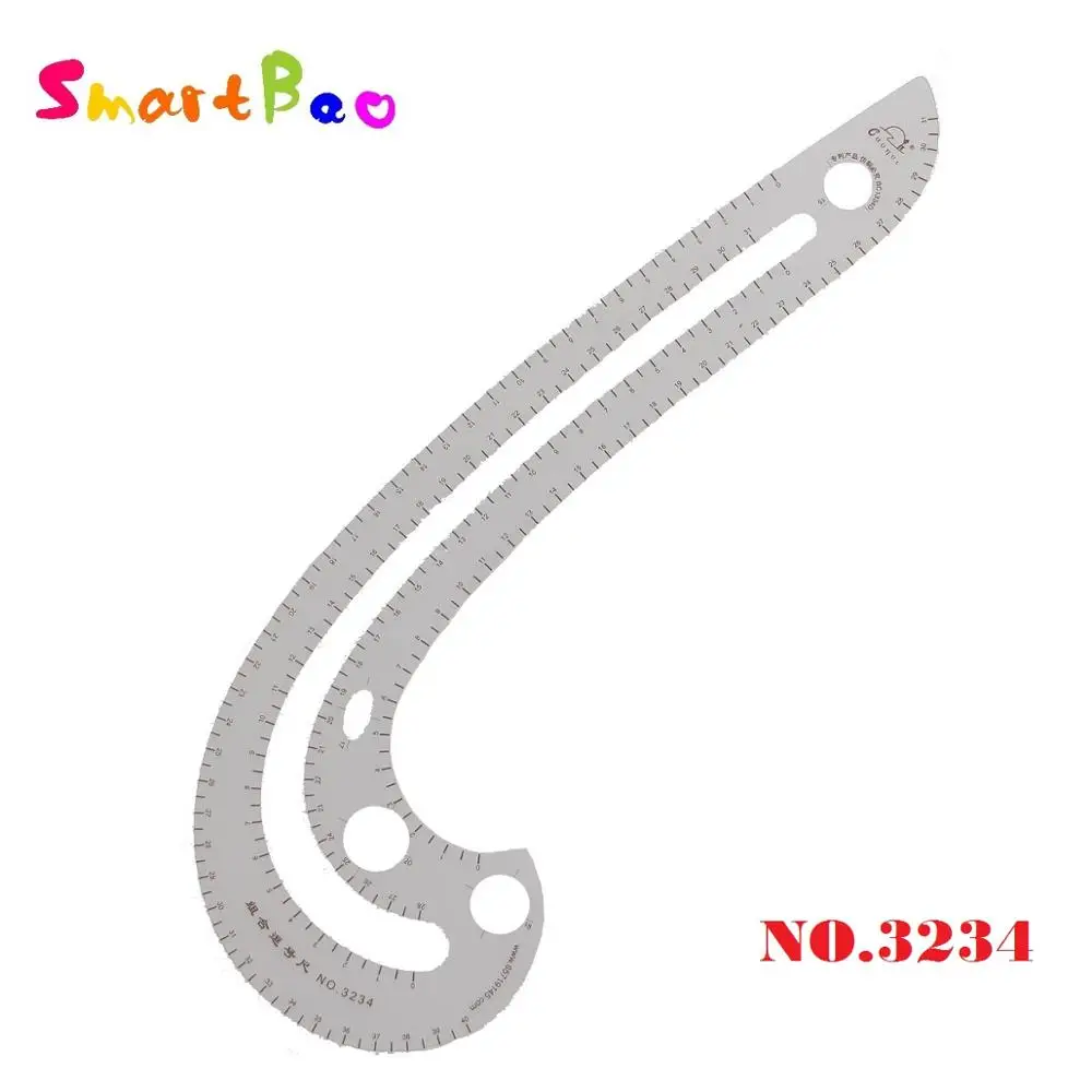 40cm Curved Ruler Sewing Comma Ruler Fashion Design Patchwork Tools Pattern Making