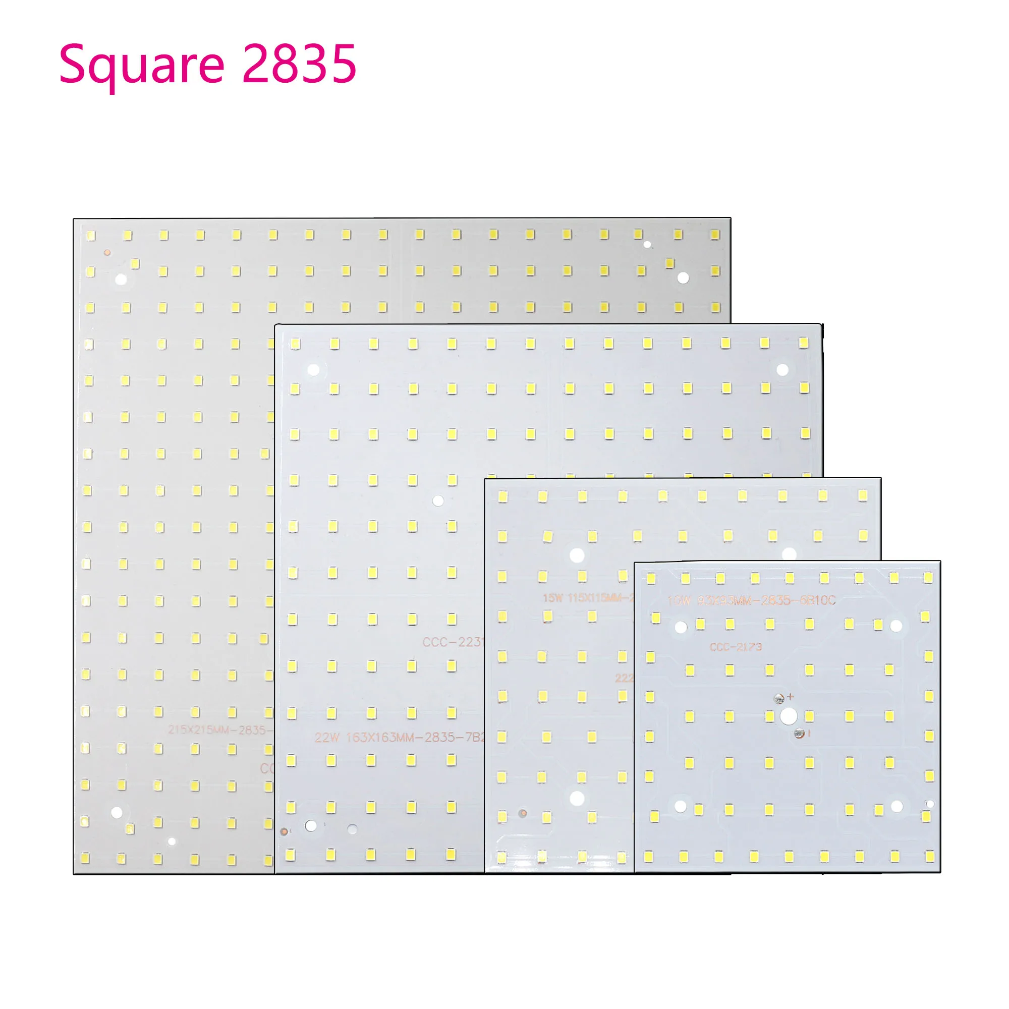 32W LED COB Chip High Power 22W 10W 15W SMD2835 250mA  Lamp Beads Floodlight For Spotlight Panel lightting Square White