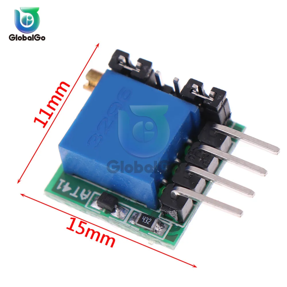 AT41 4Pin Time Delay Realy Circuit Timing Switch Module 1s-40h 1500mA For Delay Switch Timer Board DC 12V 24V 3V 5V