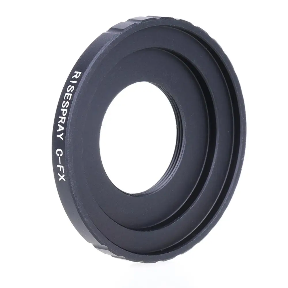 RISESPRAY C-FX Aluminum Metal Adapter for Fujifilm X C Mount Lens to FX for Fujifilm X Camera