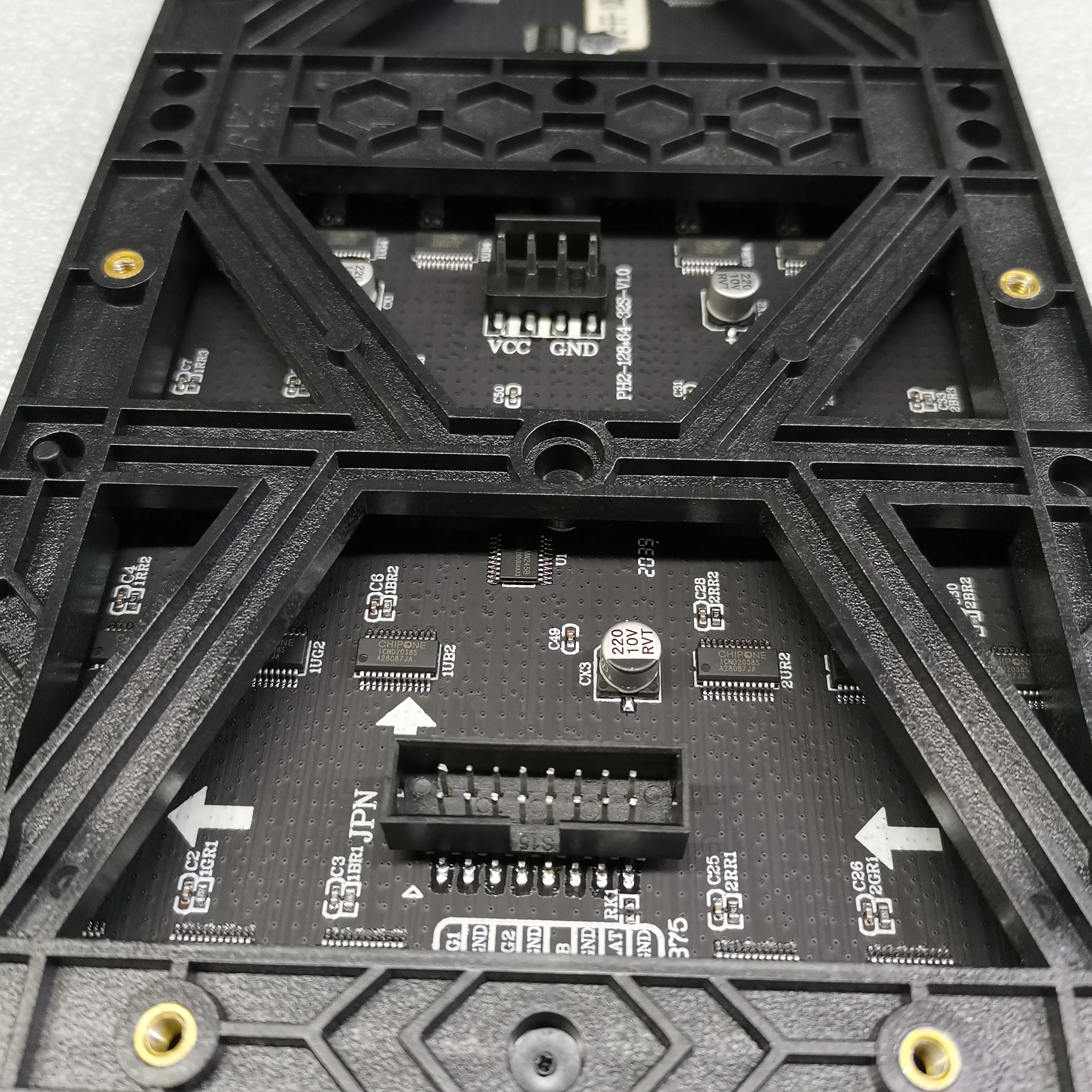 P2 LED Matrix Unit Board 128*64 Pixels 1/32 Scan SMD1515 Indoor Full Color Display Module 256*128mm