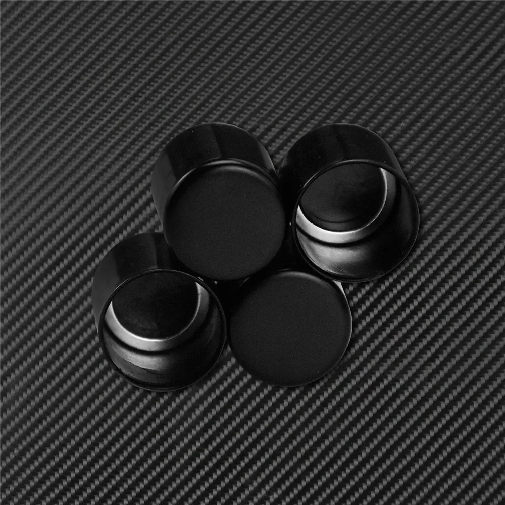Motorcycle 4PCS Black/Chrome Docking Hardware Point Cover Kit For Harley Touring Dyna Softail Sportster Fat Bob Springer Glide