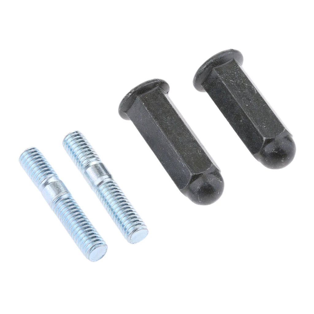 M6 32mm Metal Exhaust Stud Bolt Nut Set for110cc 125cc 140cc 160cc Pit Dirt Bike