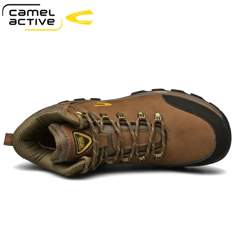 Camel Active New 2020 Ankle Boots Short Men\'s Boots Warm Men Fashion Wild Retro Tooling Genuine Leather Boot Non-slip Boots