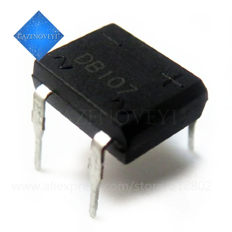 20pcs/lot DB107 DB107S DB107G 1A 1000V DIP-4 In Stock