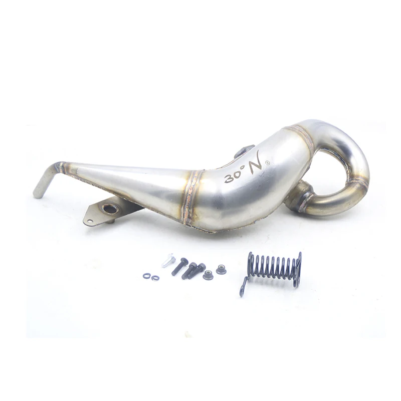 Metal Exhaust Pipe Kit for 1/5 Losi 5ive-t Rovan LT King Motor X2 QL FID RACING TRUCK RC CAR PARTS