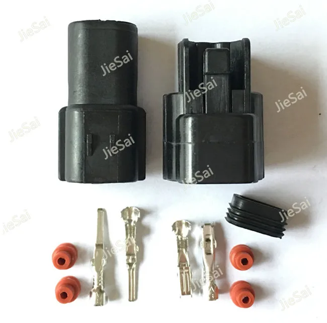 2 Pin 174352-2 174354-2 Automotive Connector For Mazda RX7 FD Intake Air Temp (IAT) Sensor Connector Engine Room Position Plug