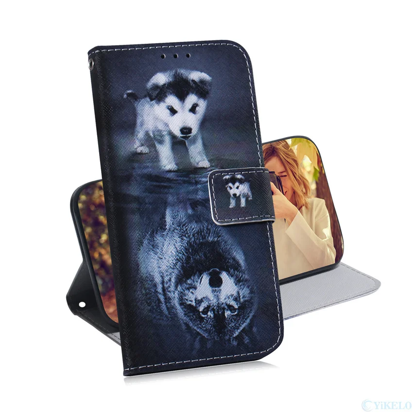 Animal Painted Case For Redmi Note 6 6A 7 7A 8A 8 8T 9 9A 9C 9S 10 10S Pro 5G Book Flip Leather Phone Cover Wallet Card Stand