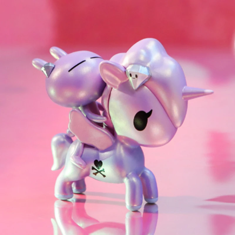 Caixa de brinquedo cego tokidoki unicórnio diversão tempo cego saco caja ciega bonito kawaii modelo infantil tempo presente surpresa boneca caixa de mistério