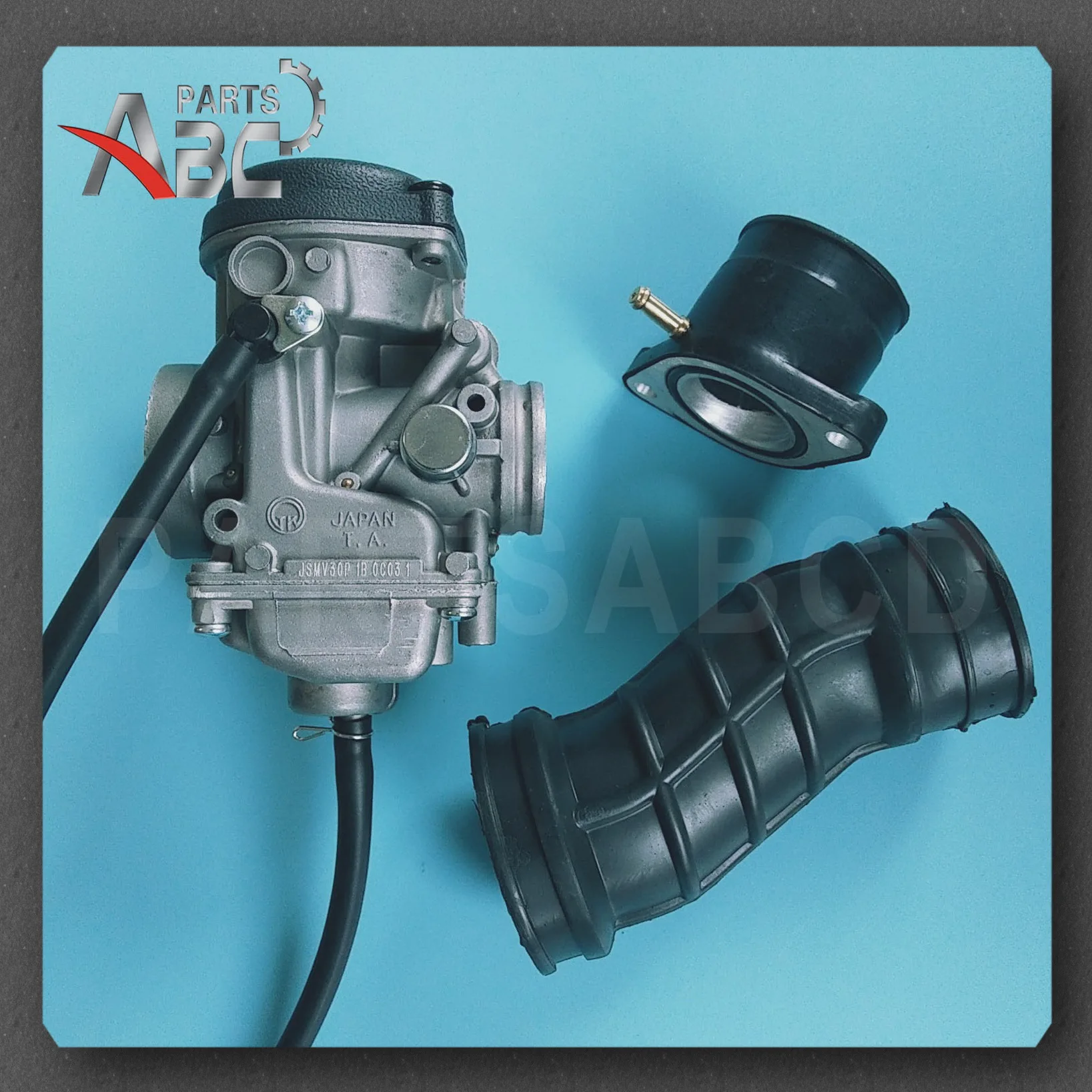 

30mm carburetor TK JIANSHE LONCIN BASHAN 250cc ATV QUAD ATV250 JS250 carburetor with Intake Manifold&Air Filter Rubber Boot Hose