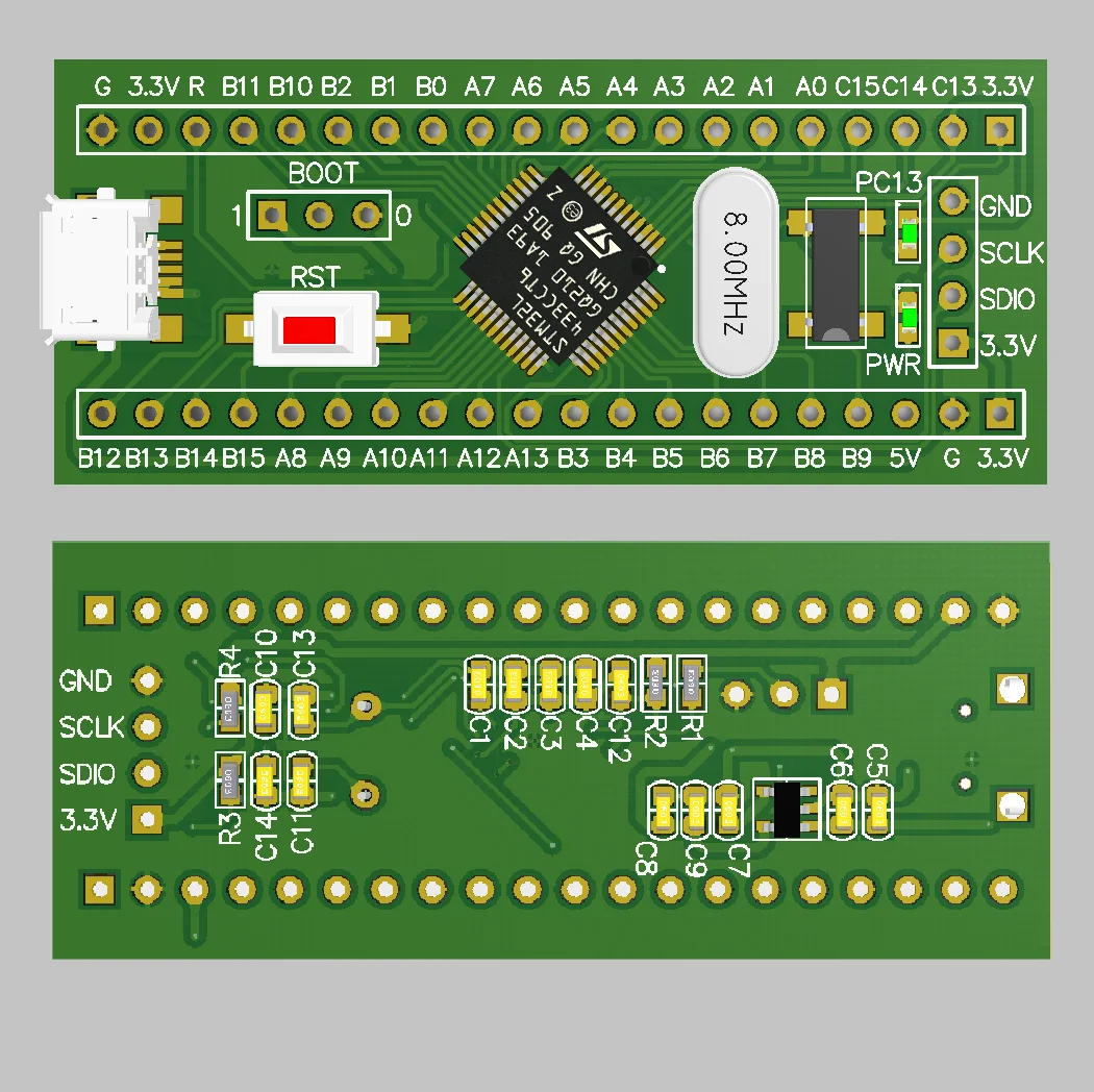 Stm32l433cct6 Development Board New Stm32l433 Minimum System M4 Core Board Promotion Low Power Board