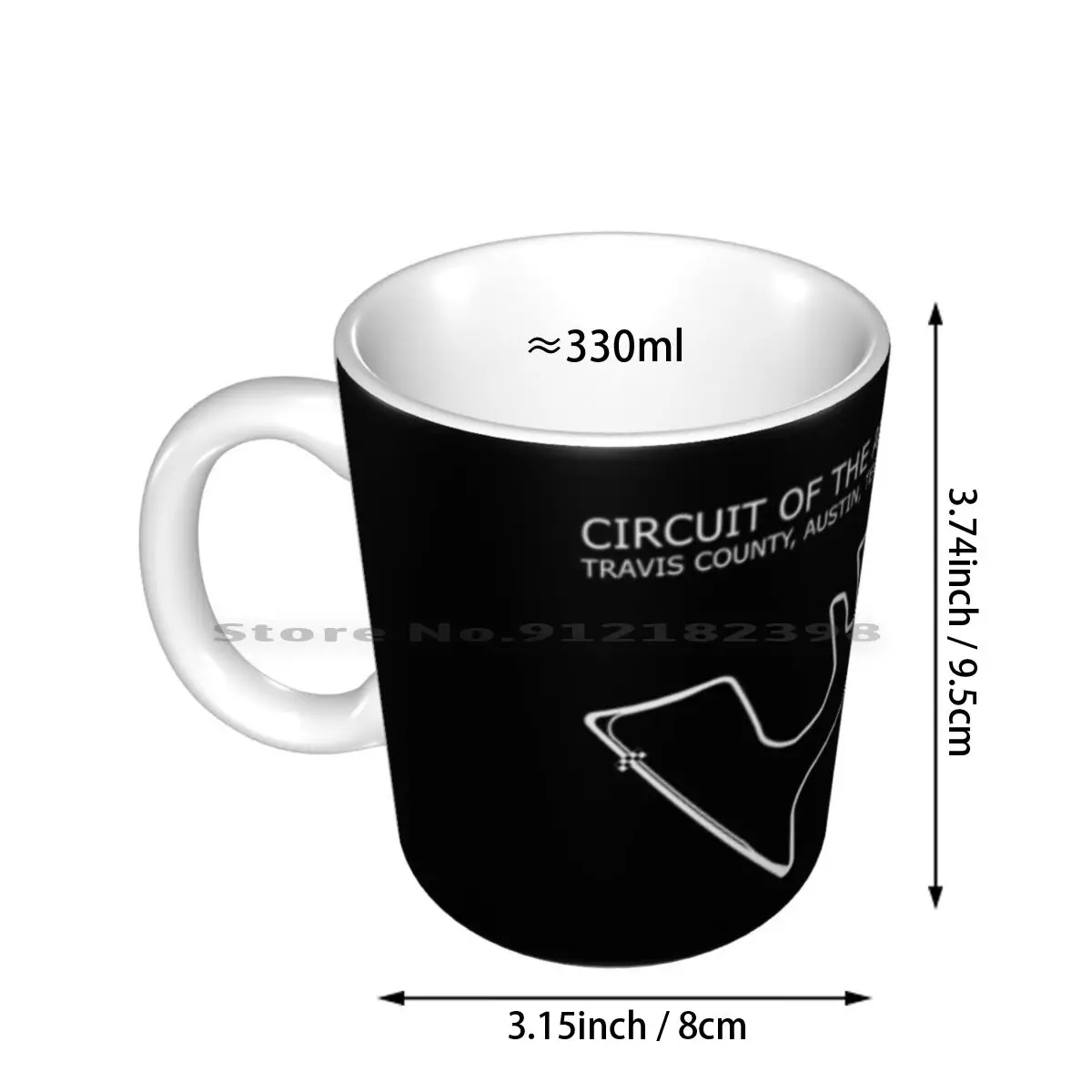 The Circuit Of The Americas Ceramic Mugs Coffee Cups Milk Tea Mug Circuit Of The Americas Grand Prix Grand Prix Circuit Usa