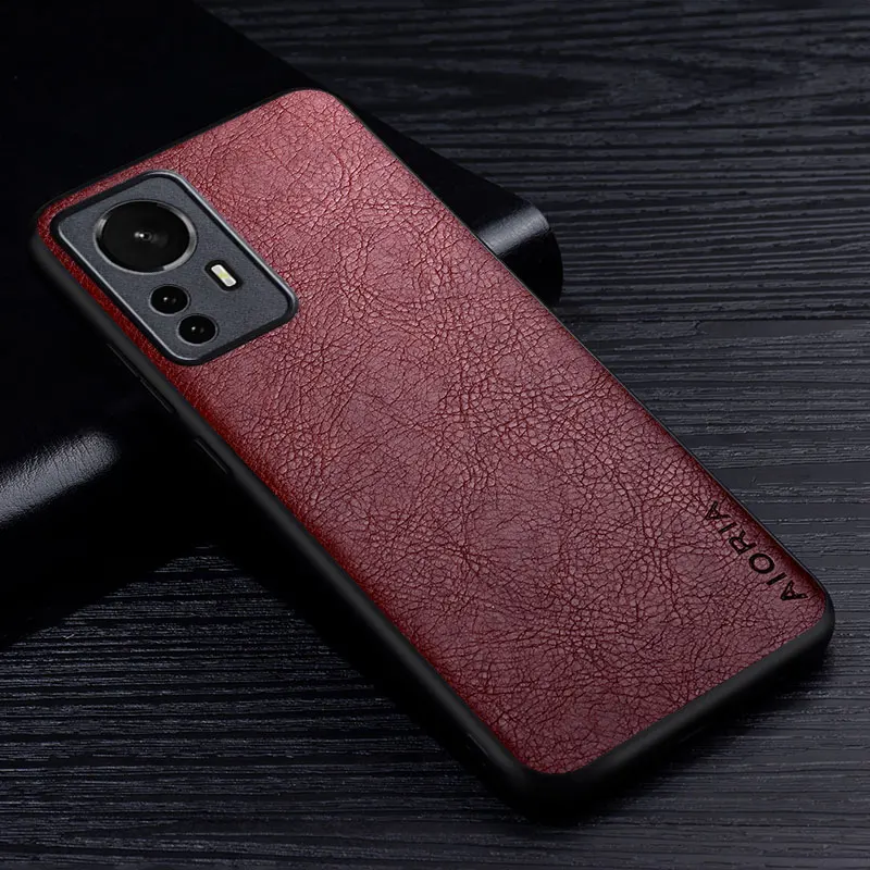 Leather Case For Xiaomi 12T Pro 12X 12S Pro Lite 5G High Grade Texture Retro Litchi Pattern Back Cover for xiaomi 12 ultra case