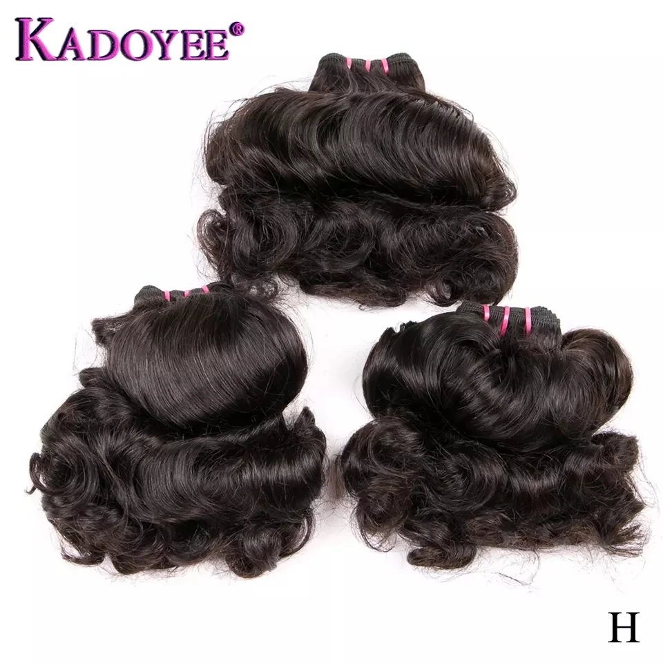 Funmi Bouncy Curly Hair Bundles With Closure 10