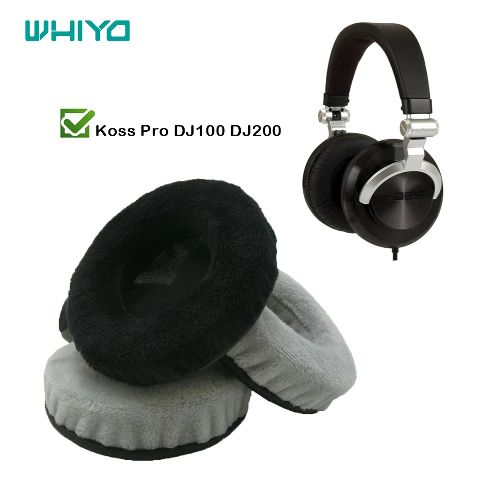 WHIYO 1 Pair of Ear Pads for Koss Pro DJ100 DJ200 DJ 100 200 Headset Earpads Earmuff Cover Cushion Replacement Cups