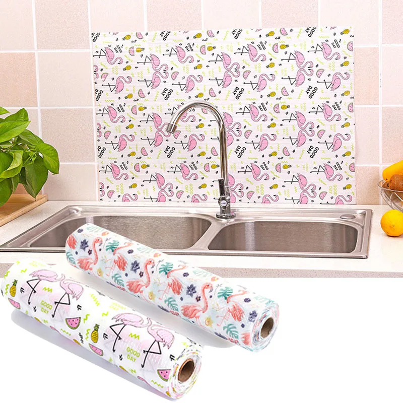 2M Kitchen Table Mat Drawers Cabinet Shelf Liners 1 Roll Flamingo Cabinet Placemat Waterproof Oilproof Shoes Cabinet Mat