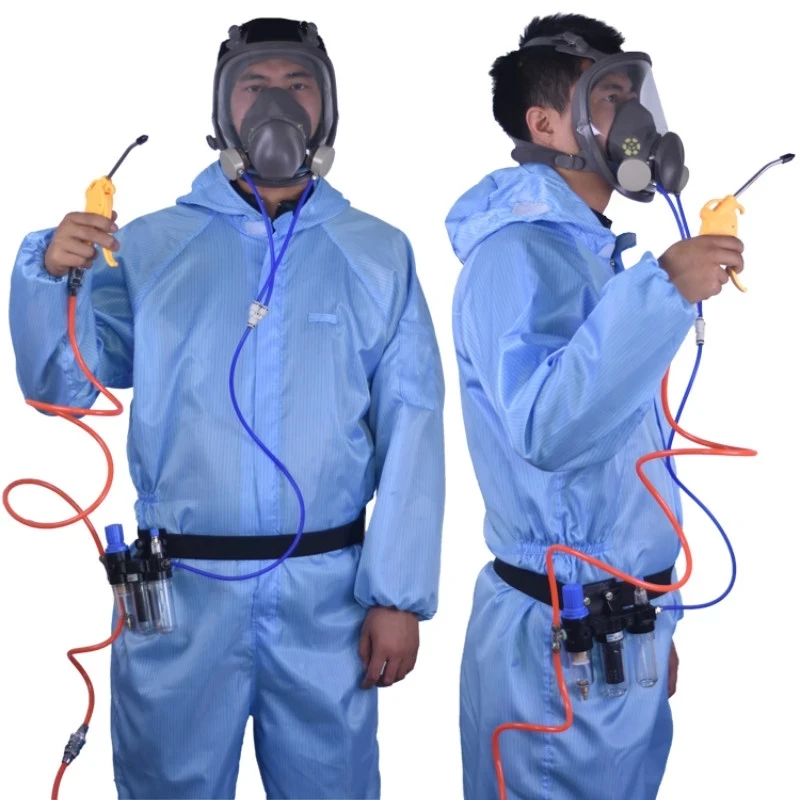 6800 compose 3-In-1 Mask Chemcial Function Supplied Air Fed Safety Respirator System for Painting Formaldehyde Dustproof