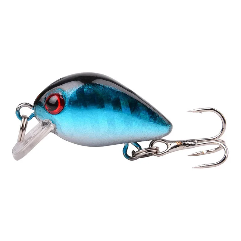 1Pcs Crank Wobblers Minnow Fishing Lures 28mm 2g Floating Trolling Artificial Hard Bait Bass Carp Crankbait Pesca Fishing Tackle