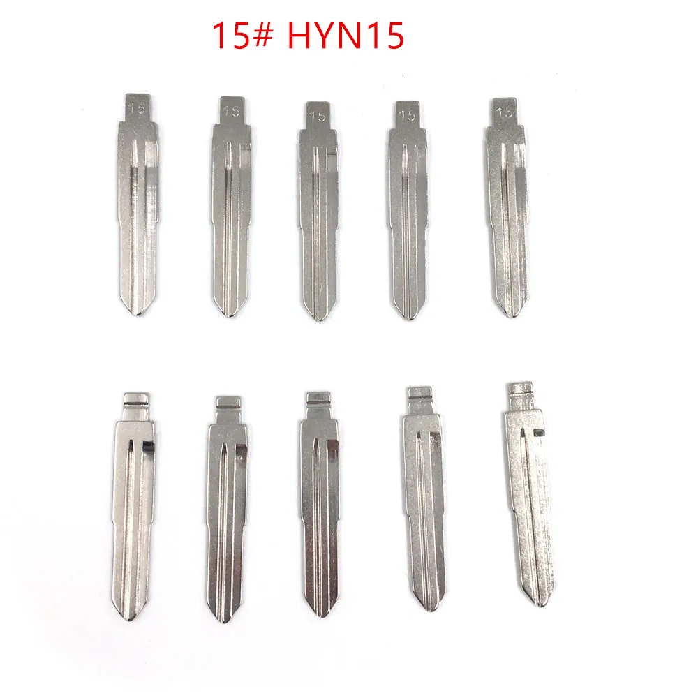 

10pcs KD keydiy xhorse VVDI remotes blade HYN15 HYN6 Flip Blank key Blade 15# HYN6FH for Hyundai Elantra Tucson Kia Cerato