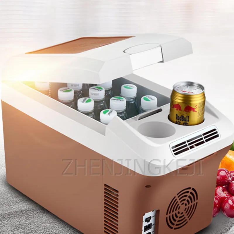 15L Fridge Small Refrigerator Home 12V Heating And Cooling Tools Vehicle Household Appliances Frozen Home Appliance