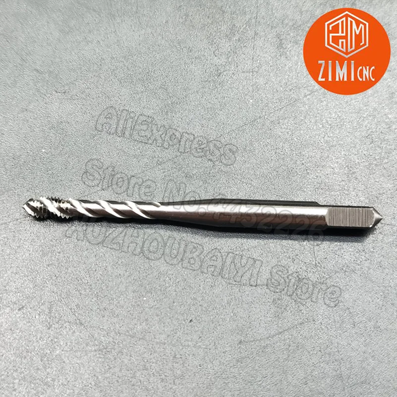 M3 * 0.5mm M4 * 0.7mm rubinetto a spirale per la lavorazione di alluminio maschiatura filettatura Kit di taglio utensile manuale strumento di filettatura vite rubinetto trapano strumento CNC