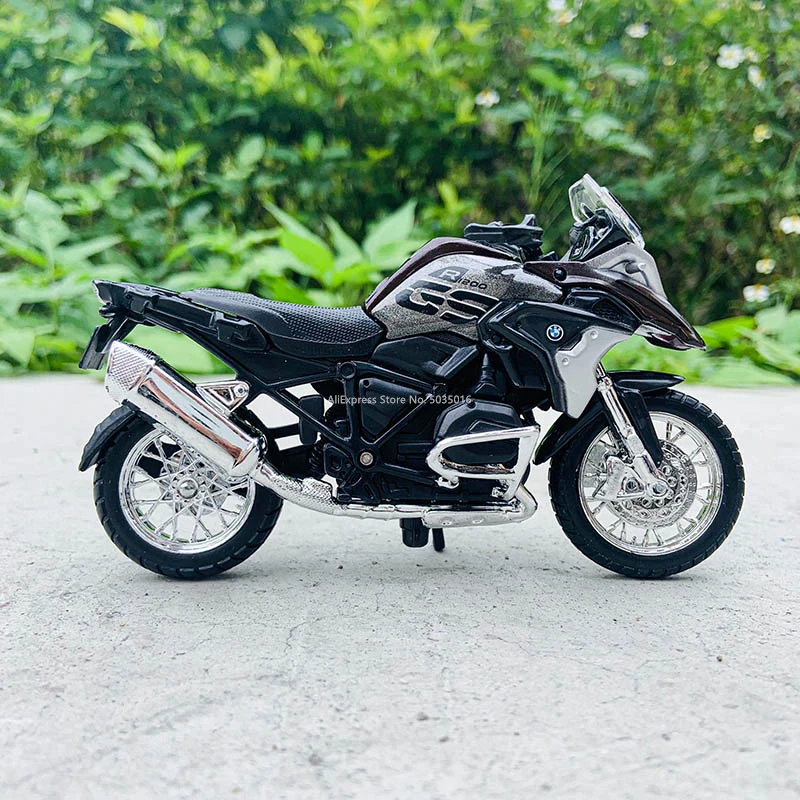 Maisto 1:18 NEUE BMW R1200GS Silvardo original autorisierten simulation legierung motorrad modell spielzeug auto Sammeln geschenke